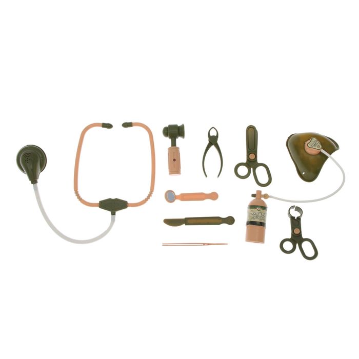 Набор доктора "Военный госпиталь-1", 9 предметов