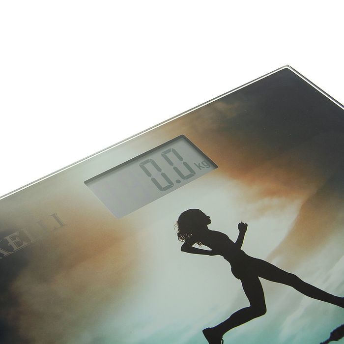 Весы напольные KELLI KL-1520, электронные, до 150 кг, ЖК-дисплей, автоотключение