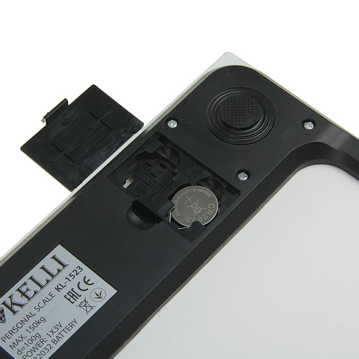 Весы напольные KELLI KL-1523, электронные, до 150 кг, ЖК-дисплей, автоотключение