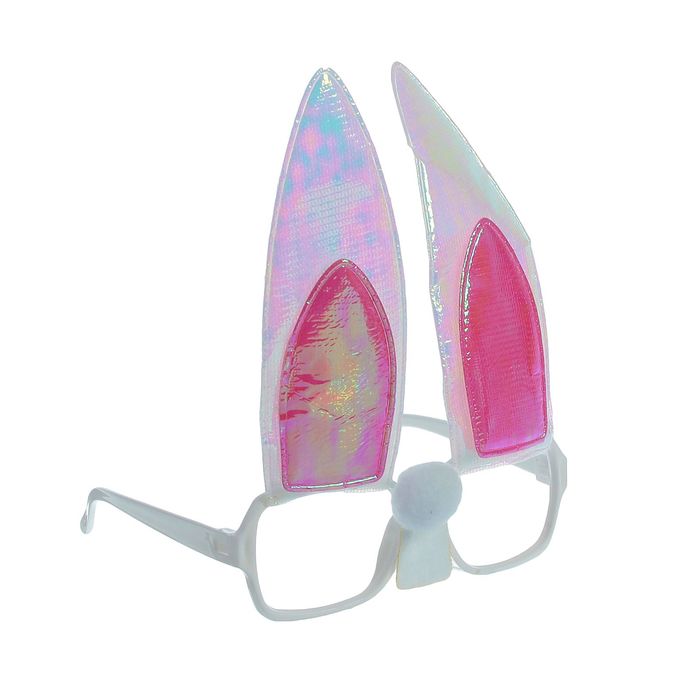 Карнавальные очки "Ушки", цвета МИКС