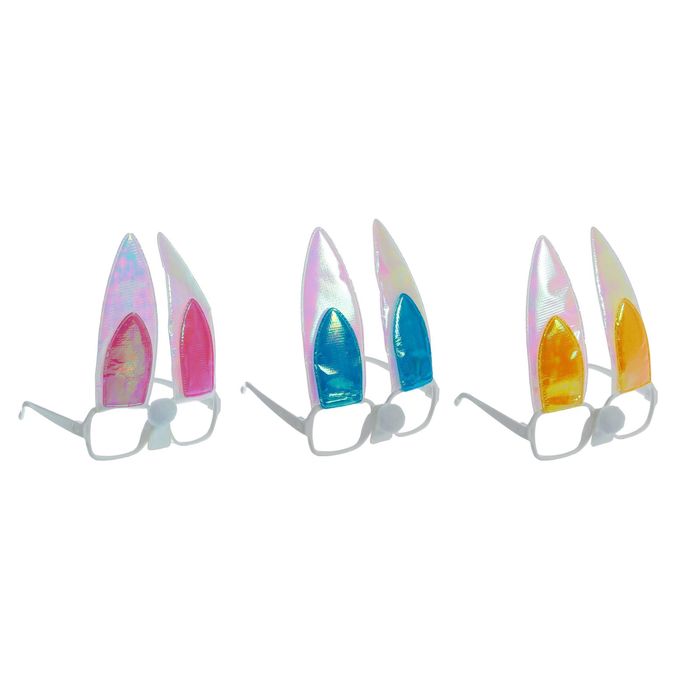 Карнавальные очки "Ушки", цвета МИКС