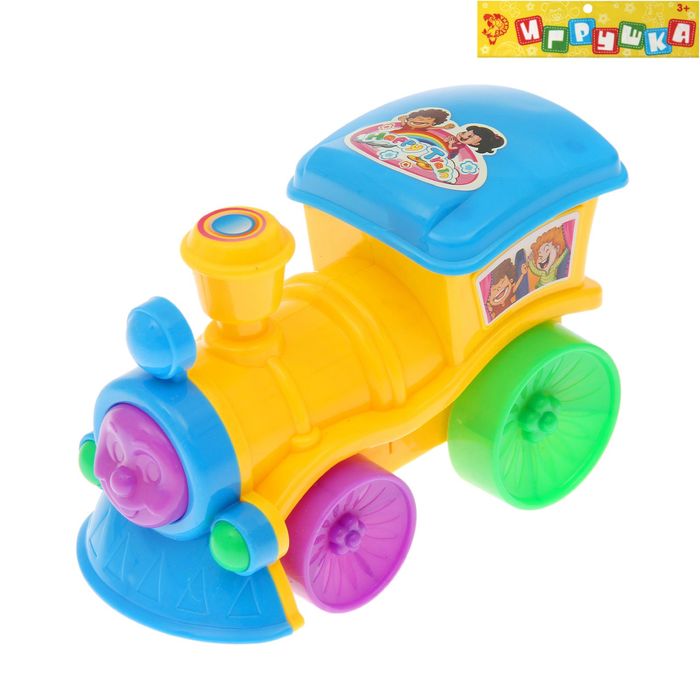 Игрушка заводная "Паровозик", МИКС