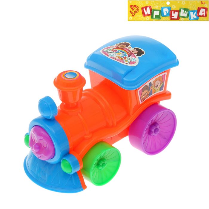 Игрушка заводная "Паровозик", МИКС