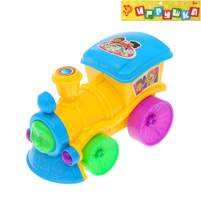 Игрушка заводная "Паровозик", МИКС