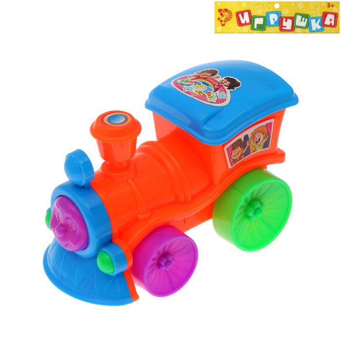 Игрушка заводная "Паровозик", МИКС