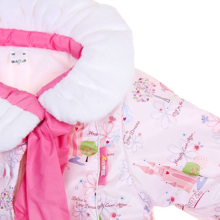 Куртка для девочки, рост 92 см, цвет белый ЯВ131351_М