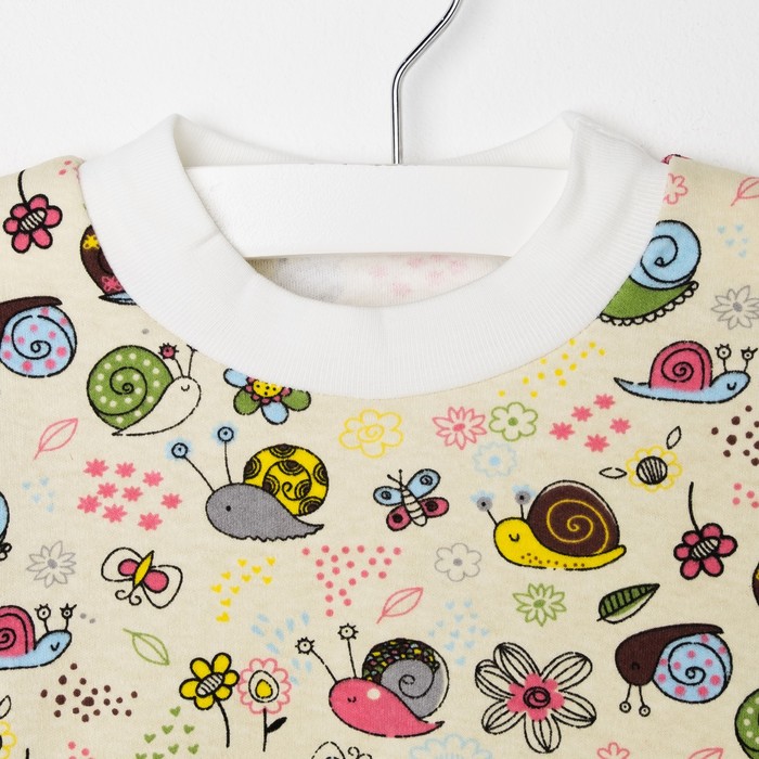 Пижама для мальчика "Улитки", рост 92 см, цвет жёлтый ЯВ137174_М