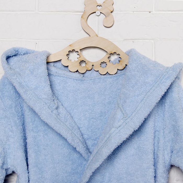 Халат детский, рост 74 см, цвет голубой ЯВ123100_М