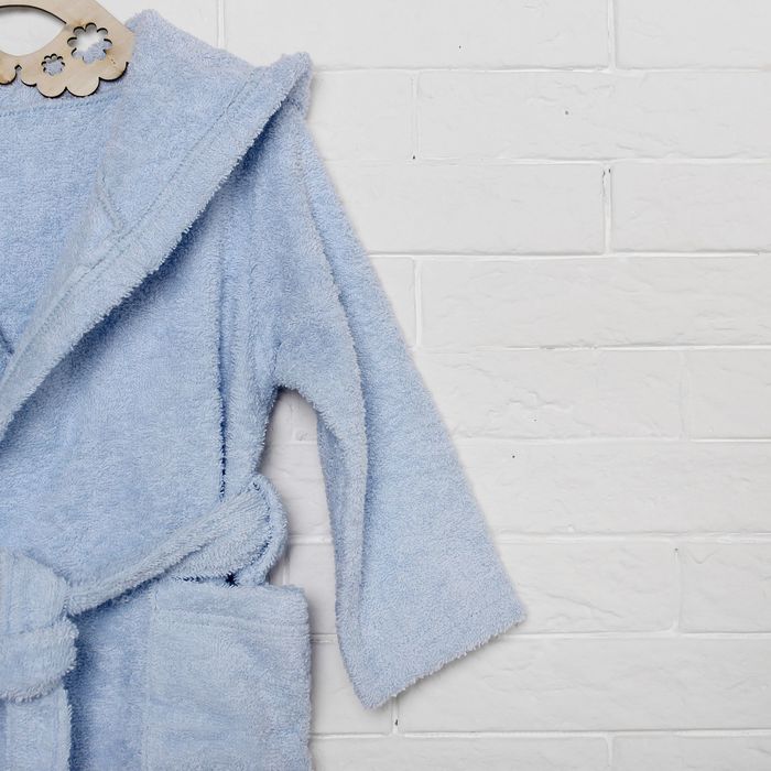 Халат детский, рост 74 см, цвет голубой ЯВ123100_М