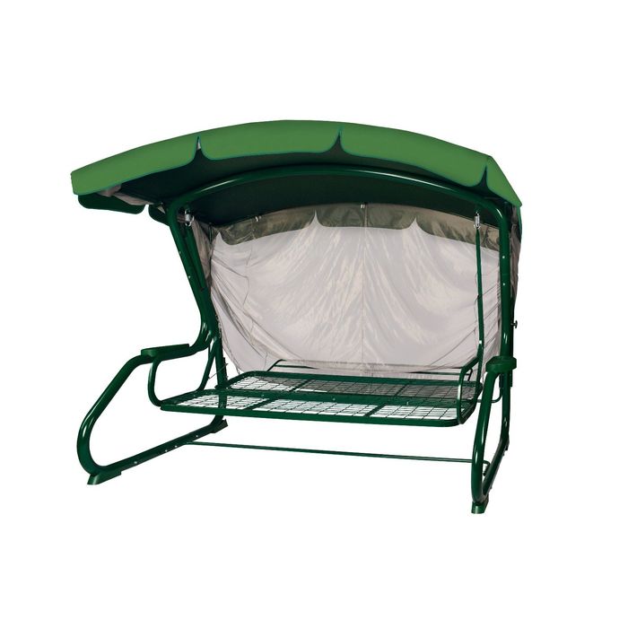 Качели садовые 4х местные REDFORD model: 502 GREEN с АМС
