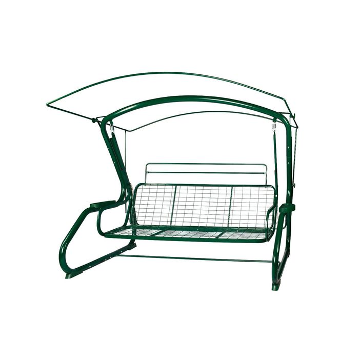 Качели садовые 4х местные REDFORD model: 502 GREEN с АМС