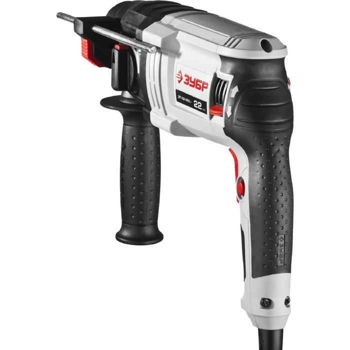 Перфоратор "ЗУБР" ЗП-22-650 К, SDS-plus, 2,3Дж, 0-1950об/мин, 0-6200уд/мин, 650Вт, кейс