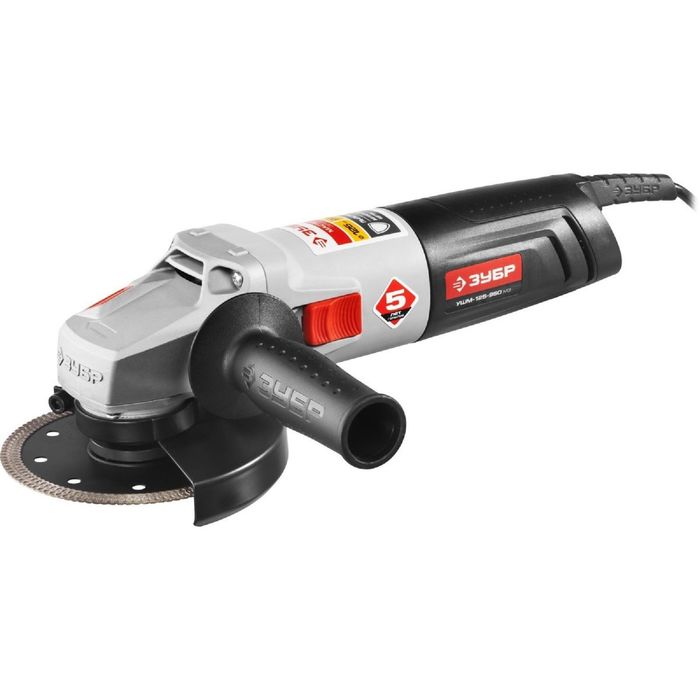Машина углошлифовальная "ЗУБР" УШМ-125-950 М3, 125мм, 11000об/мин, 950Вт