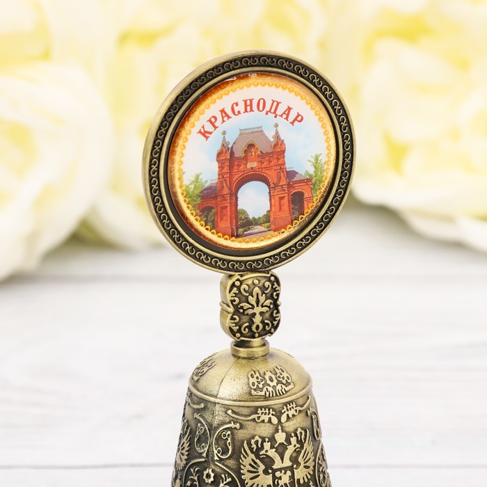 Колокольчик со вставкой «Краснодар», 4,4 х 10 см