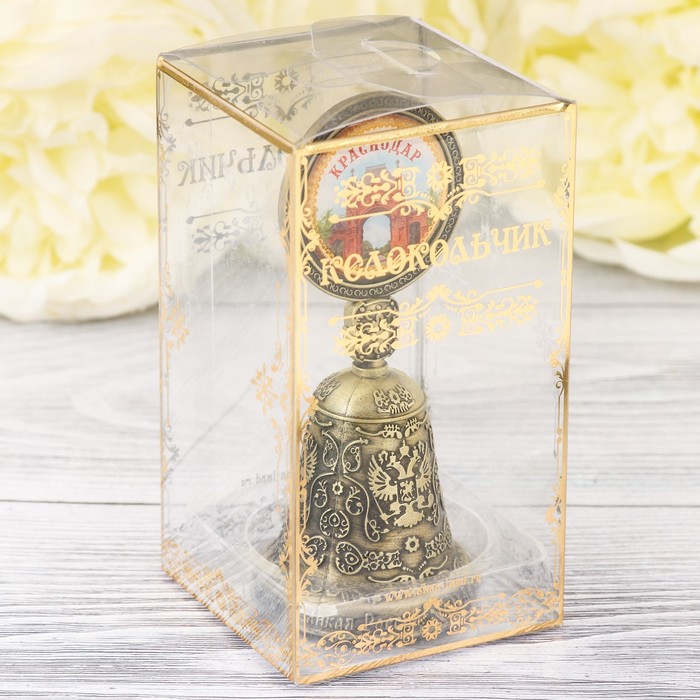 Колокольчик со вставкой «Краснодар», 4,4 х 10 см