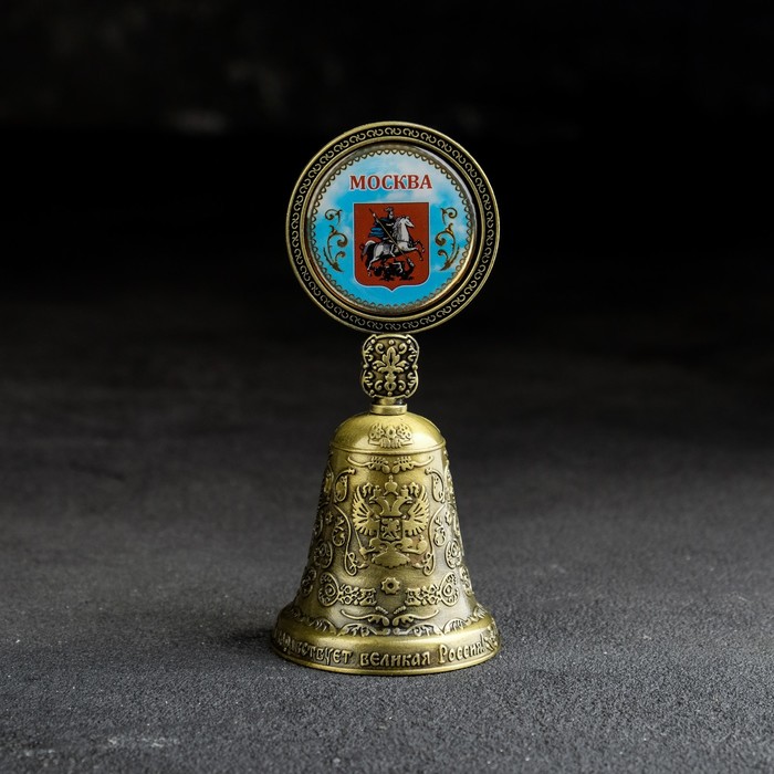 Колокольчик со вставкой «Москва», 4.4 х 10 см