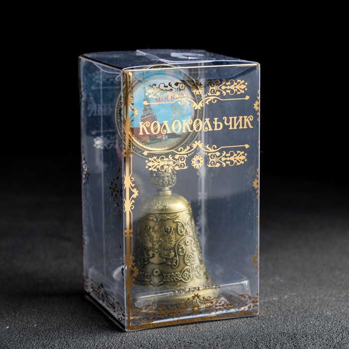 Колокольчик со вставкой «Москва», 4.4 х 10 см