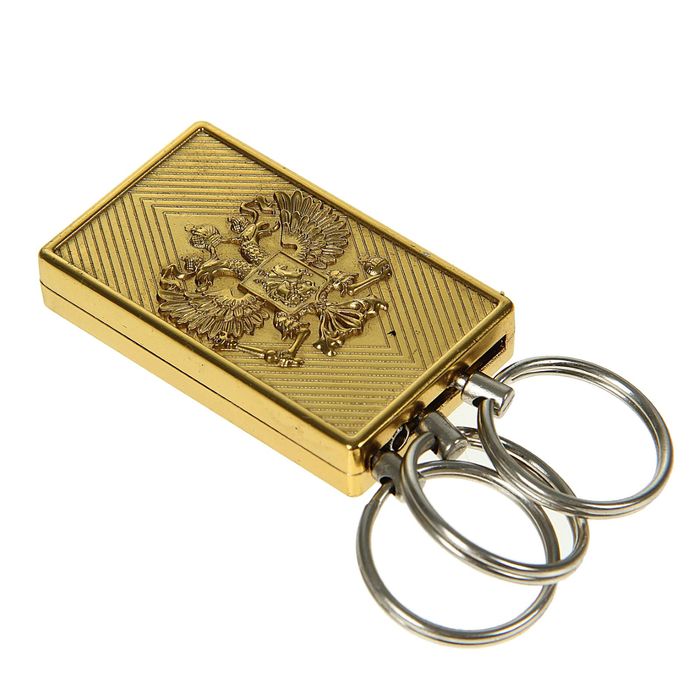 Зажигалка с креплением на ремень «Россия», газ, микс, 3х5 см.