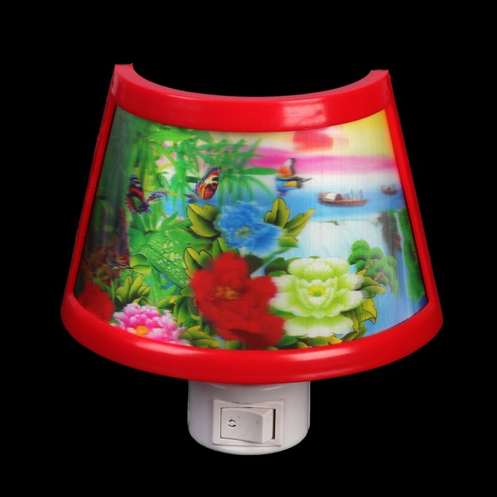 Ночник "Бабочка" МИКС 220V 10Вт Е12 11х9,5х4,5 см