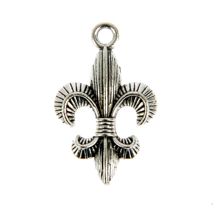 Декор металл "Геральдическая лилия" 2,2х1,5 см