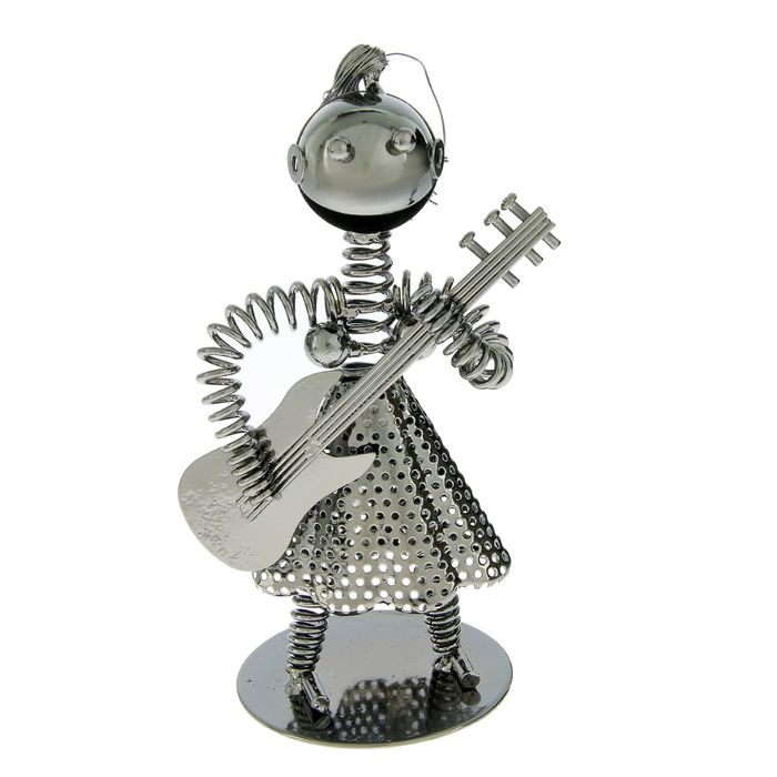 Сувенир металл "Девочка-музыкант с хвостиком" МИКС 17х7,5х11 см