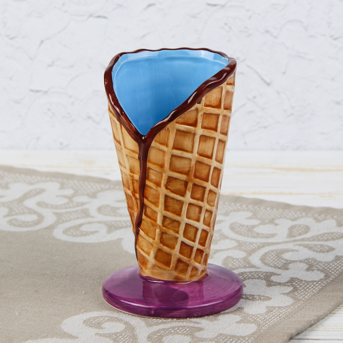 Креманка "Рожок", цвета МИКС