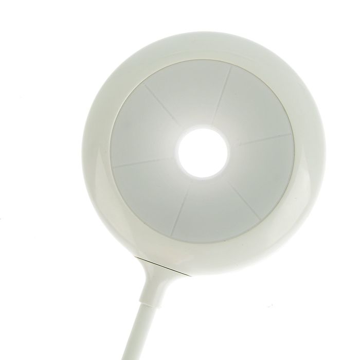 Лампа настольная LED пластик от батареек 3 режима "Яркий луч" МИКС 20х11х11 см