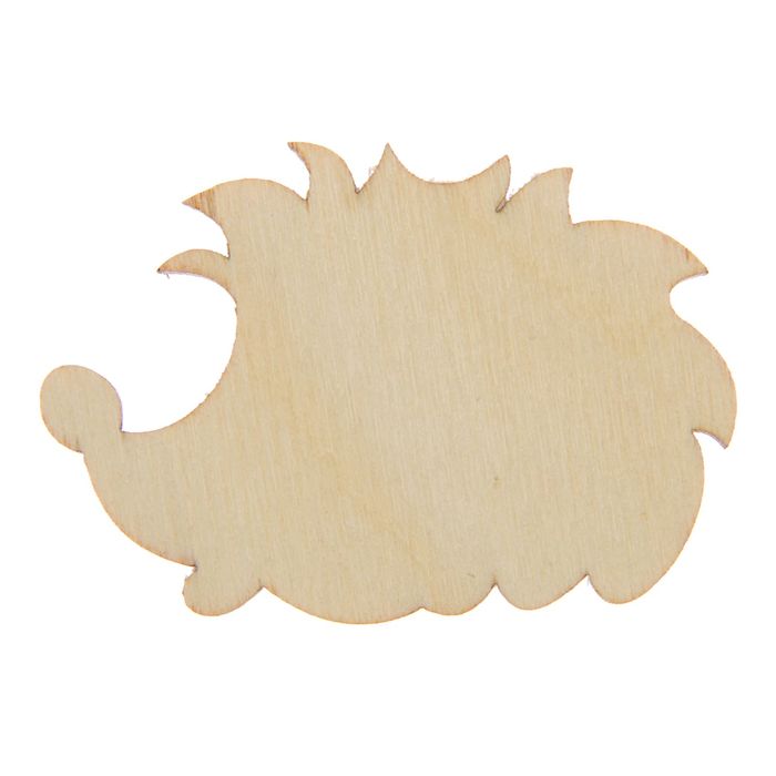 Бирка из фанеры "Ежик колючий" 5 см