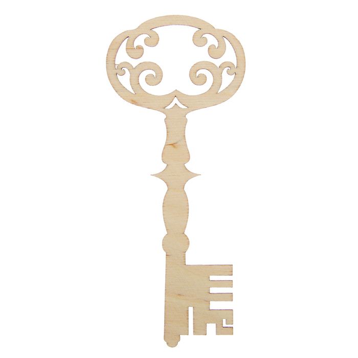 Бирка из фанеры "Ключ №1" 15см