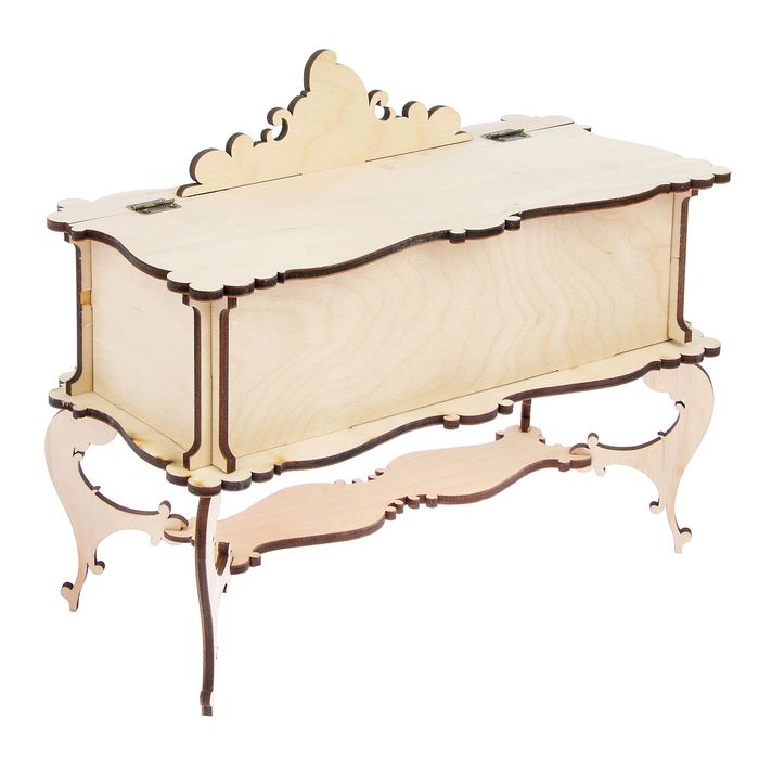 Шкатулка из фанеры "Туалетный столик" 35х17х29 см