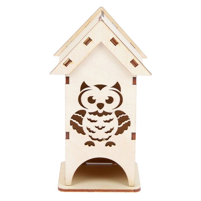 Чайный домик из фанеры "Совенок" (мини) набор 9 деталей