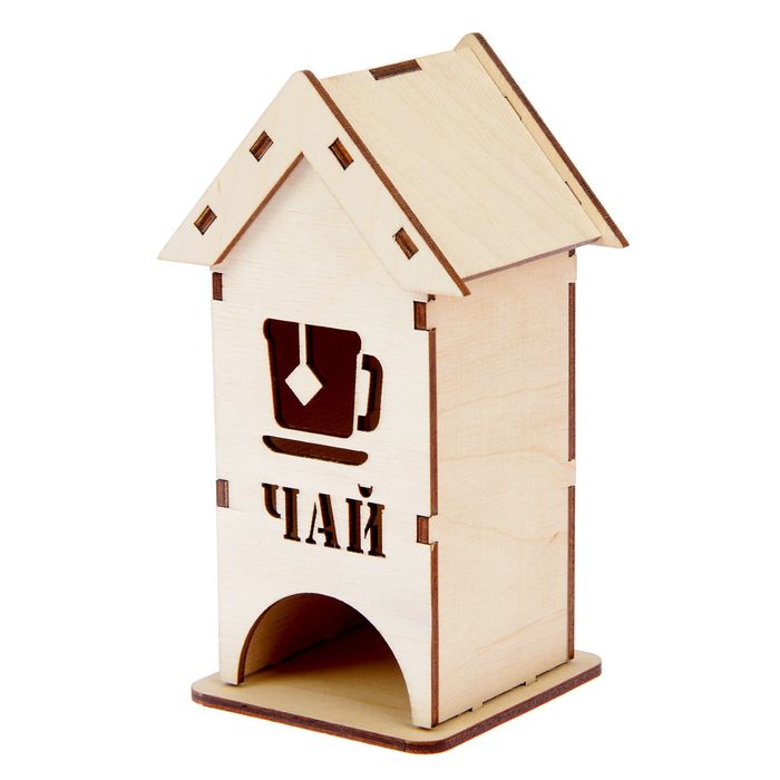 Чайный домик из фанеры "Чашка" (мини) набор 9 деталей