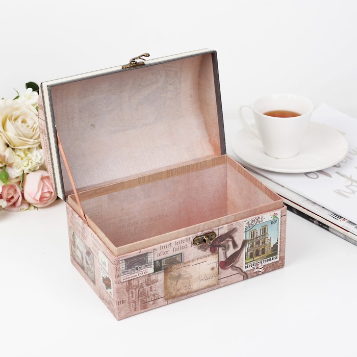 Набор коробок 3в1, бежевый, 25,5 х 17,5 х 18 - 21,5 х 13,5 х 14 см