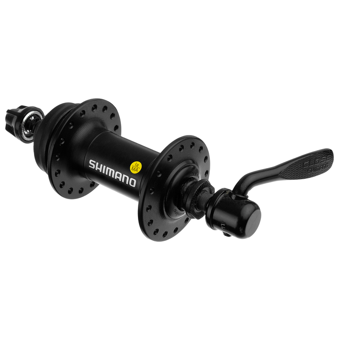Втулка передняя Shimano RM35, 32 отв, под диск C.Lock, QR (эксцентрик), цвет чёрный
