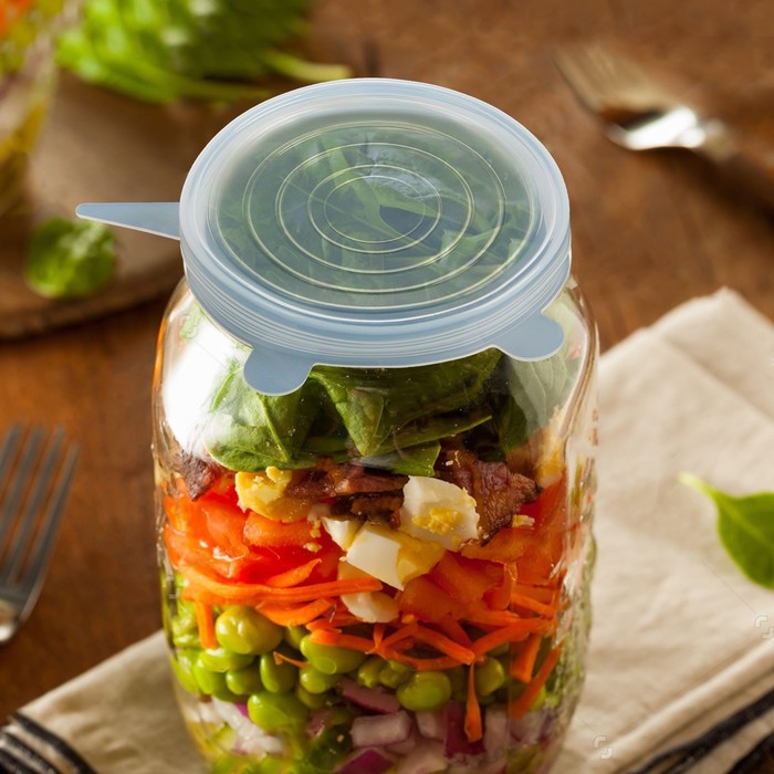 Крышка универсальная для хранения продуктов 15 см "Черепашка", цвета МИКС