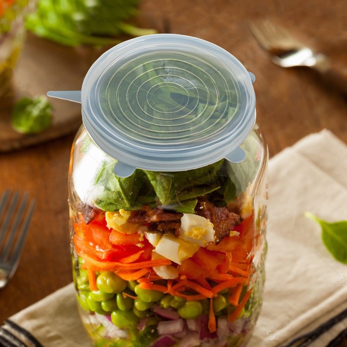 Крышка универсальная для хранения продуктов "Черепашка" 17 см