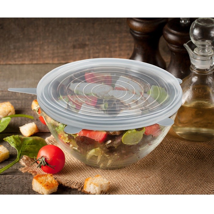 Крышка универсальная для хранения продуктов "Черепашка" 17 см