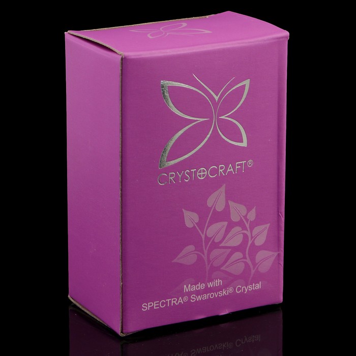 Сувенир «Кошка», 3х5,5х6 см, с кристаллами Сваровски