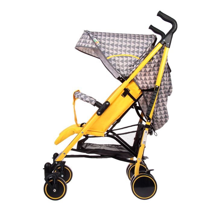 Коляска-трость Handy, цвет жёлтый/серый