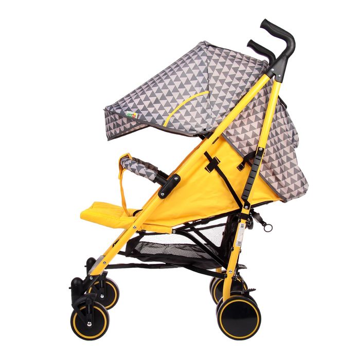 Коляска-трость Handy, цвет жёлтый/серый