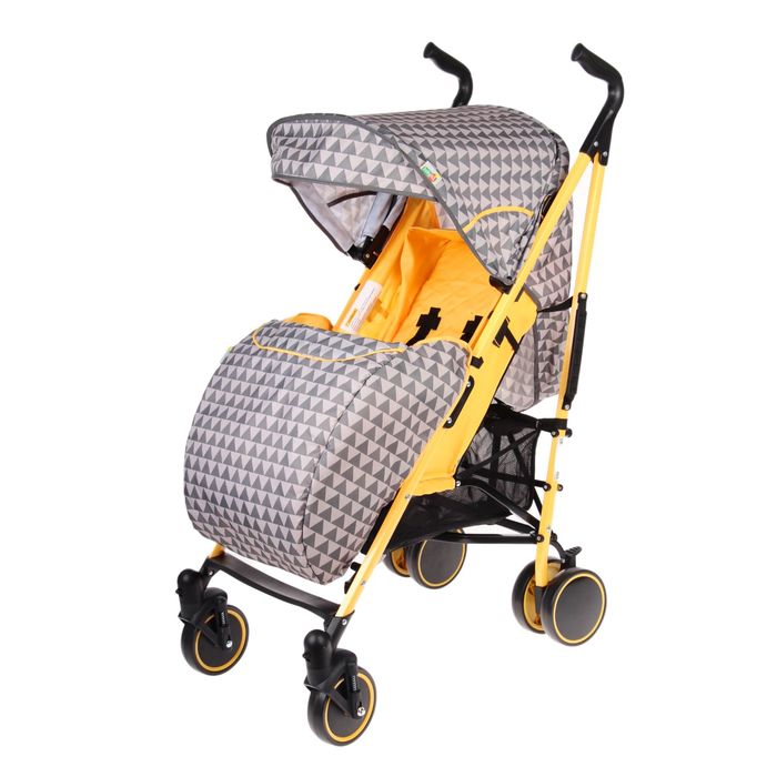 Коляска-трость Handy, цвет жёлтый/серый
