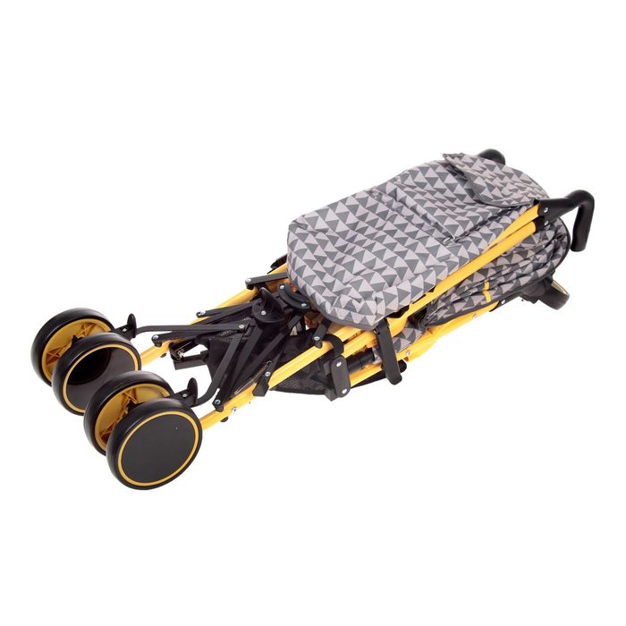 Коляска-трость Handy, цвет жёлтый/серый