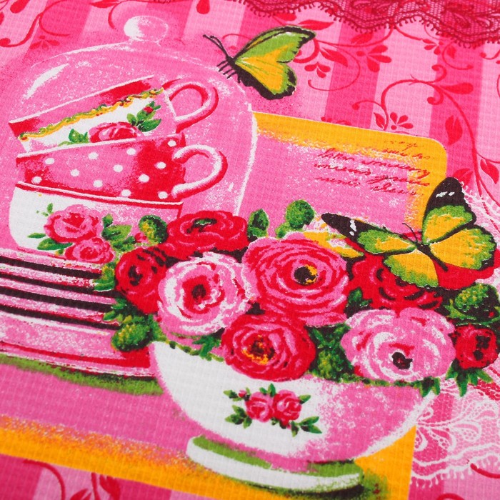 Полотенце вафельное "Шанталь" 35х60 см,100% хлопок 160 г/м2