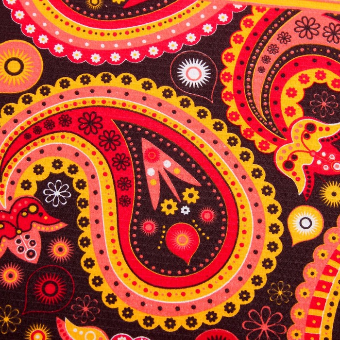 Полотенце вафельное "Пейсли" 35х60 см,100% хлопок 160 г/м2