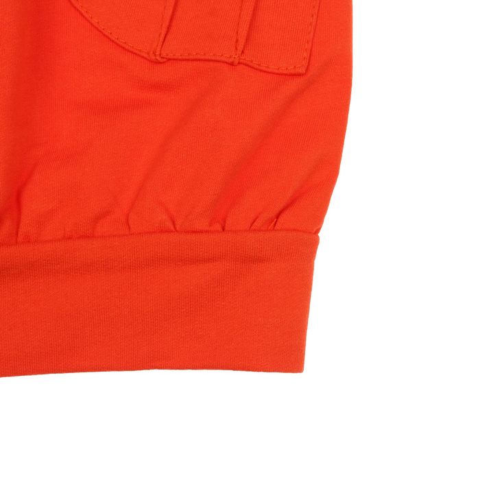 Сарафан для девочки, рост 128 см, цвет оранжевый