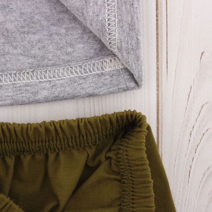 Пижама для мальчика, рост 86 см, цвет серый