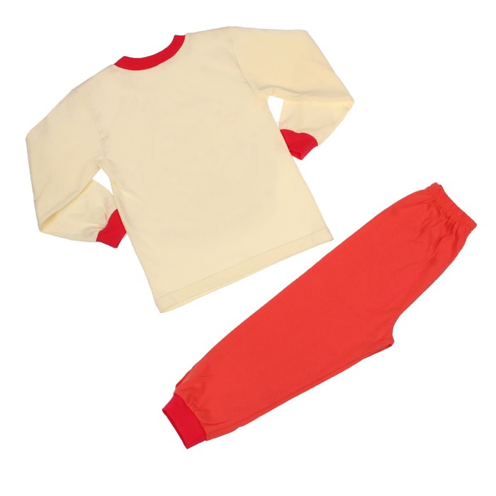 Пижама для девочки, рост 86 см, цвет корралловый