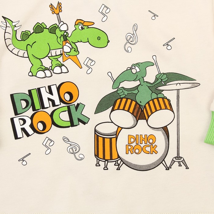 Пижама для мальчика, рост 86 см, цвет салатовый