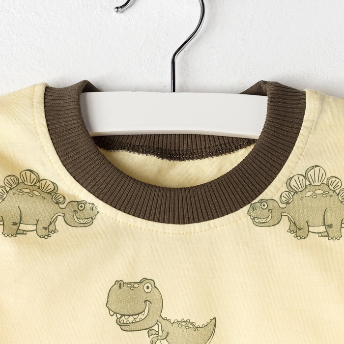 Пижама для девочки, рост 92 см, цвет жёлтый