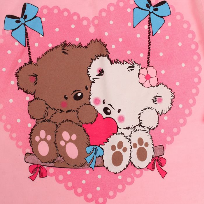 Пижама для девочки, рост 92 см, цвет розовый